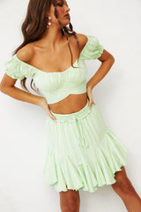 Pick Me Skirt - Apple Green