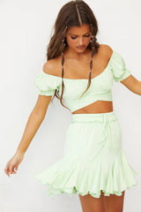 Pick Me Skirt - Apple Green