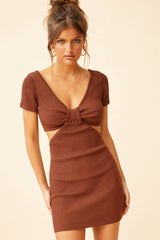 Look For You Knit Dress // Chocolate | Sage and Paige.