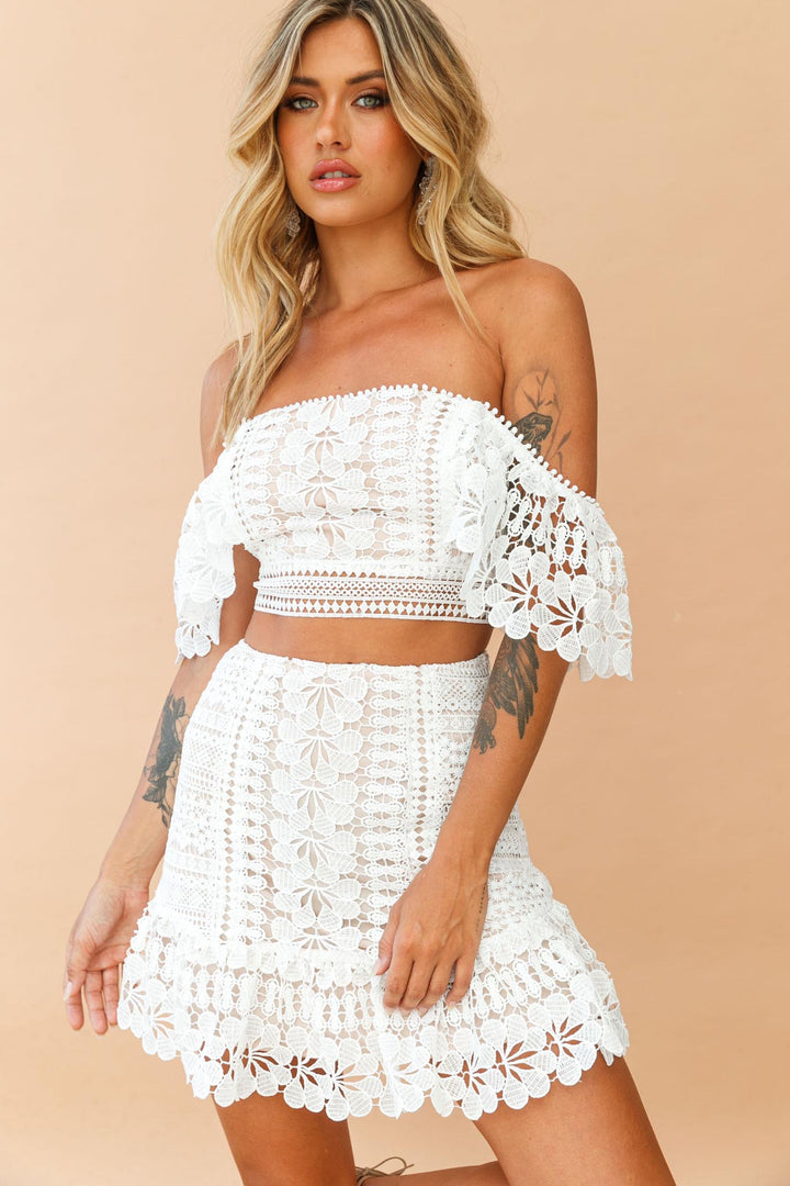 Bohemian Love Story Set-Top - White