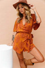 Vixen Playsuit - Mustard