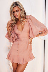 Isla Mini Dress - Rose