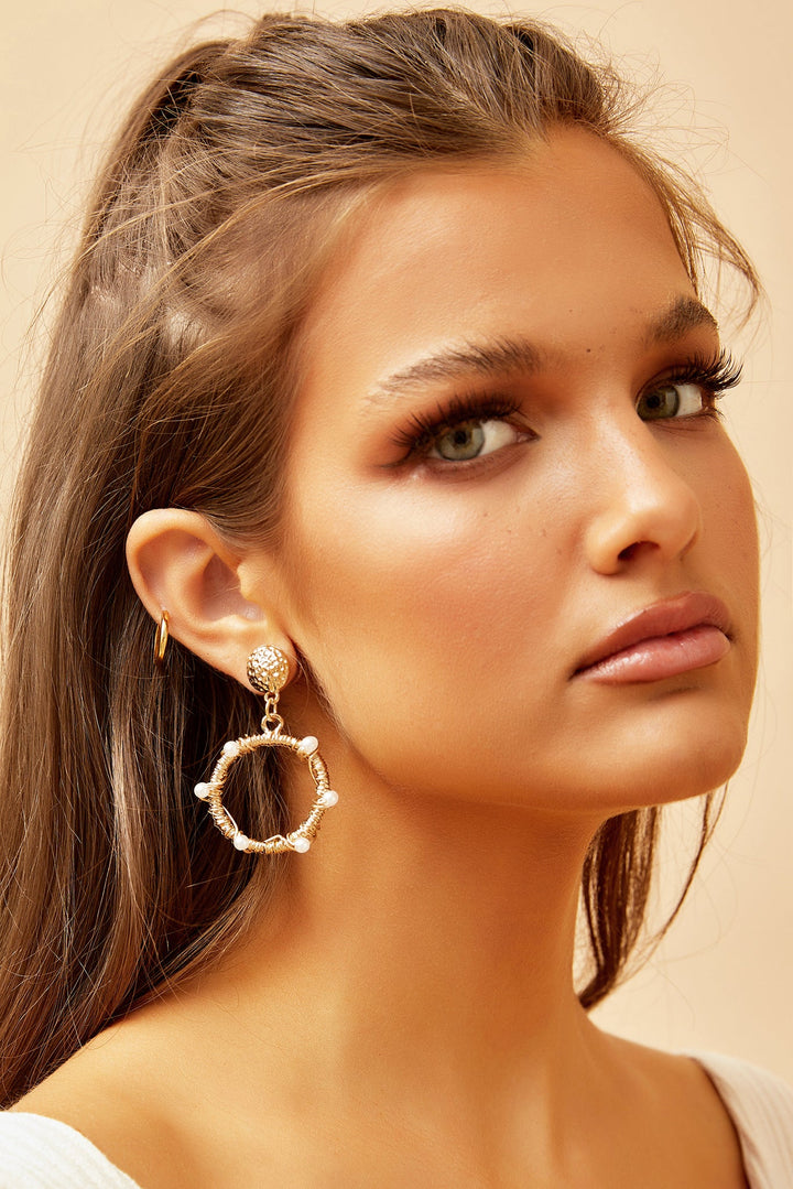 One For You Ear Hoops // White Gold | Sage and Paige.