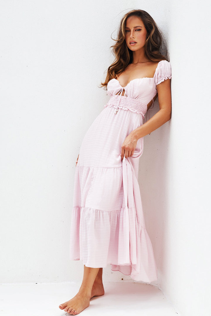 Bohemian Dreams Maxi Dress // Blush | Sage and Paige.