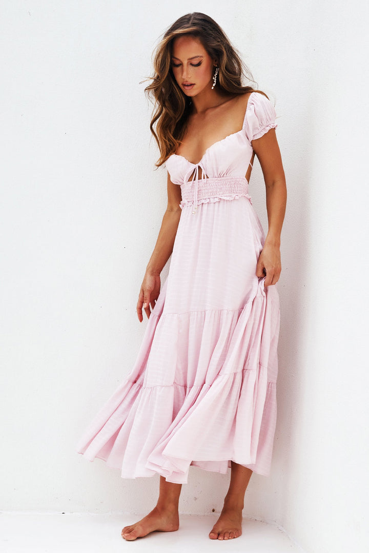 Bohemian Dreams Maxi Dress // Blush | Sage and Paige.