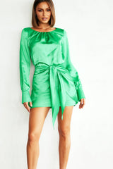 Holiday Film Mini Dress - Emerald