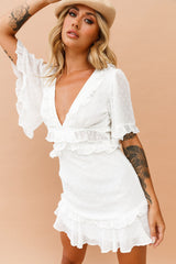 Sprung In Love Dress - White | Sage and Paige AUS.