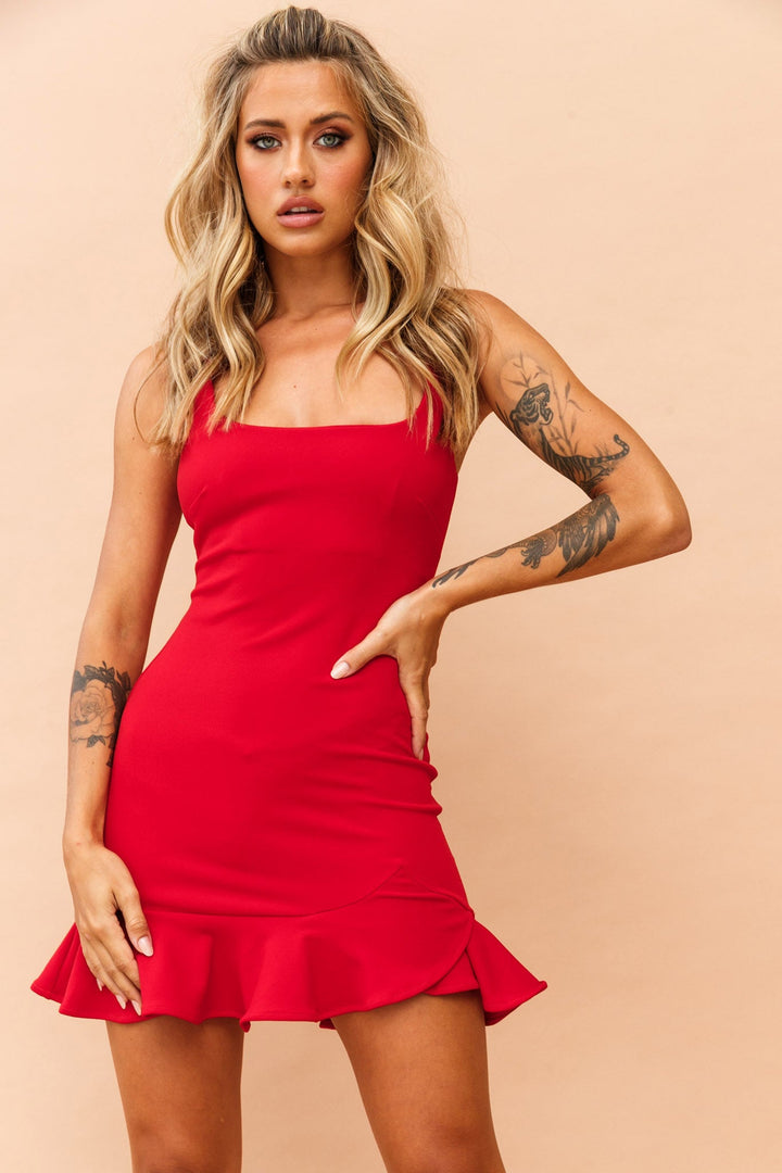 Been Around Rome Dress - Red | Sage and Paige AUS.