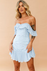 Venetian Summer Dress - Steel Blue | Sage and Paige AUS.