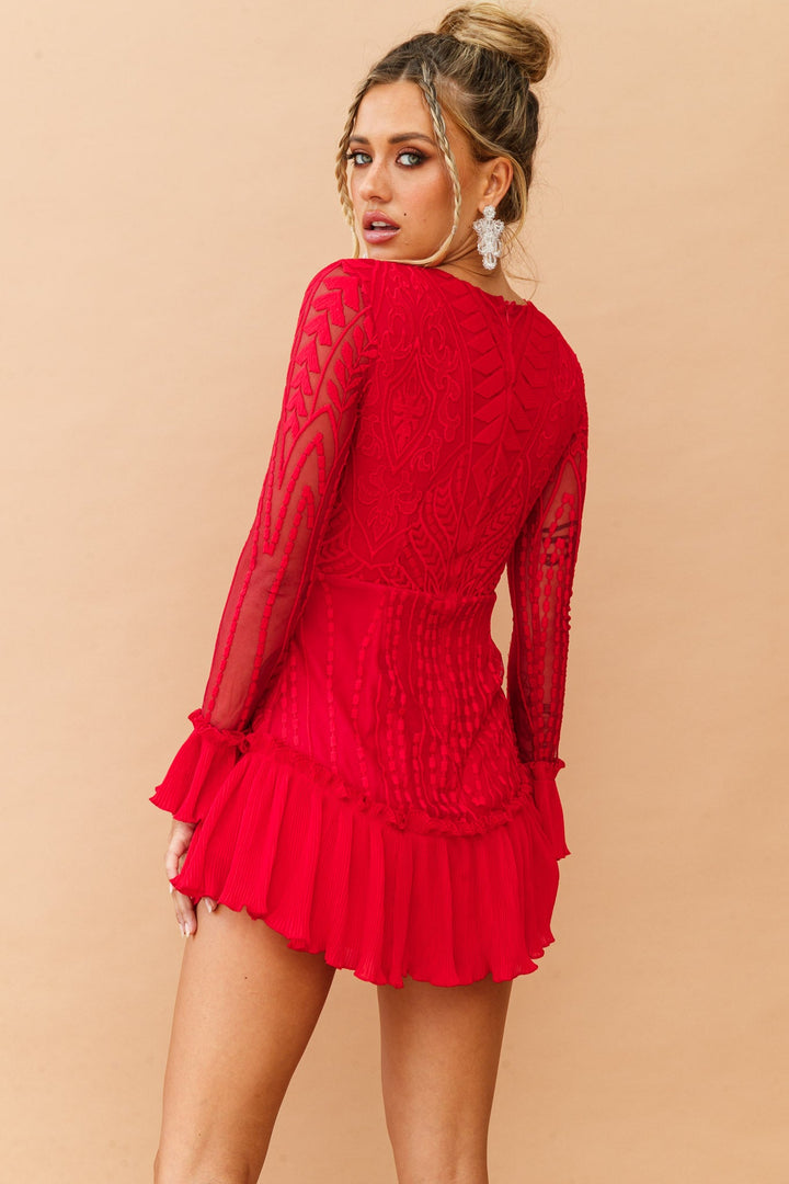 The Only Muse Dress - Red | Sage and Paige AUS.