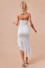 Living My Truth Midi Dress - White