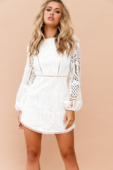 Take Me To The Tropics Dress - White | Sage and Paige AUS.