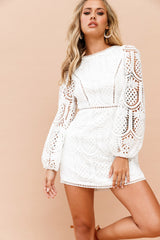 Take Me To The Tropics Dress - White | Sage and Paige AUS.