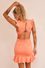 Tender Mini Dress - Coral