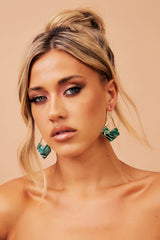 Casa Earrings - Green