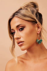 Casa Earrings - Green