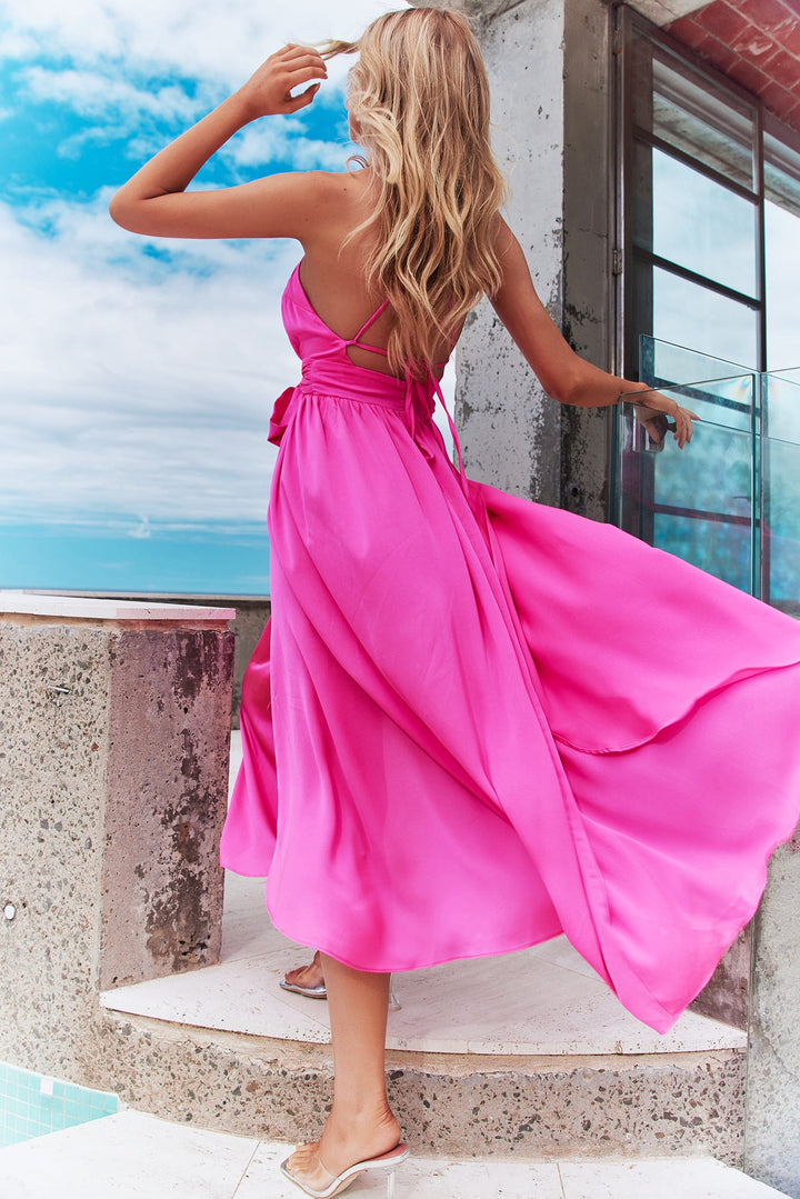 Marigold Maxi Dress - Hot Pink