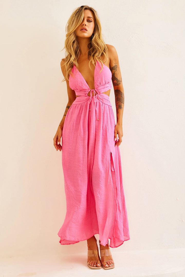 Dolly Maxi Dress - Pink