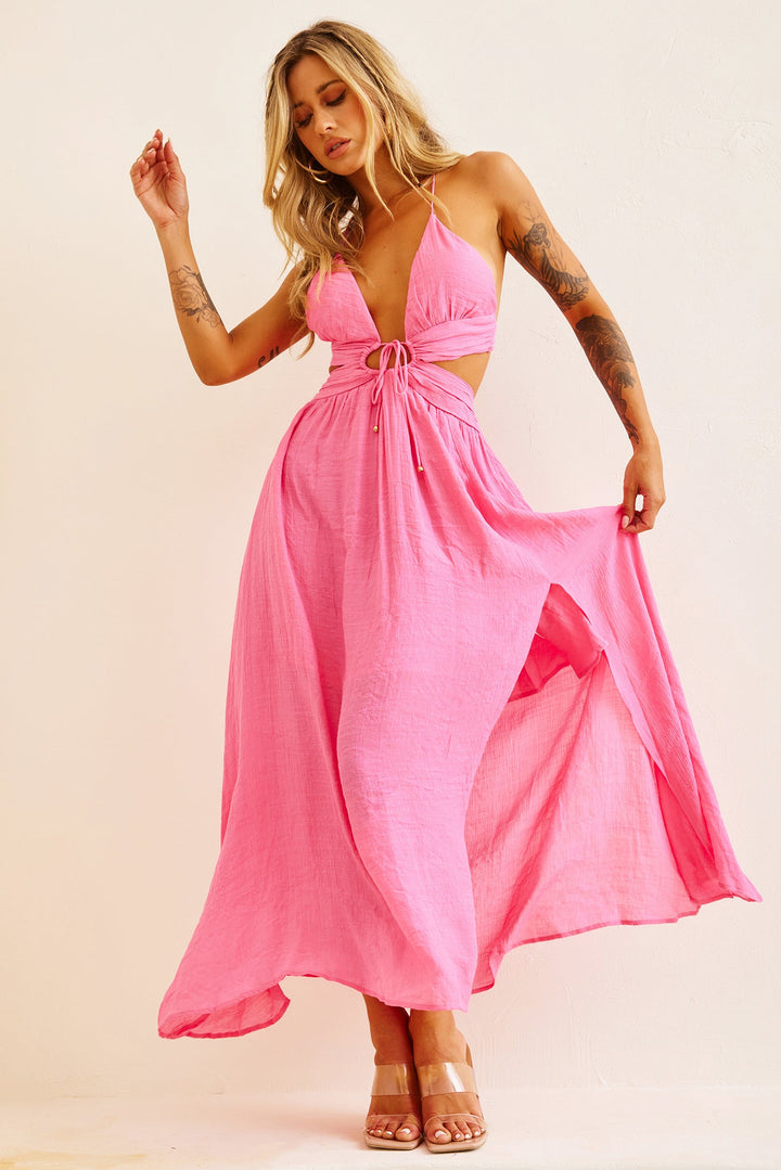 Dolly Maxi Dress - Pink