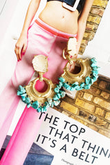 Abigail Earrings - Turquoise