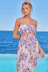 Spirited Midi Dress - Purple Multi