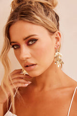 Carry Your Heart Earrings - Gold