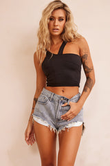 Free Tomorrow Denim Shorts - Washed Blue