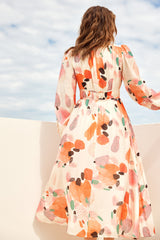 Most Wanted Midi Dress - Orange