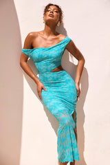 Moon Child Maxi Dress - Aqua