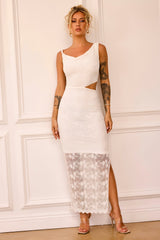 Moon Child Maxi Dress - White