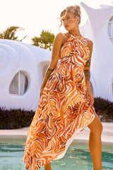 Lorena Maxi Dress - Orange