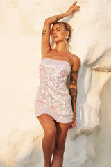 Sparks Fly Mini Dress - Rainbow