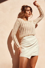 Dusk Streets Skirt - Cream