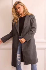 Beautiful Escape Coat - Charcoal