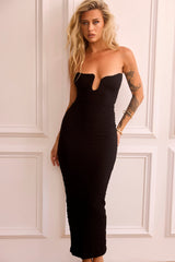 Saya Midi Dress - Black