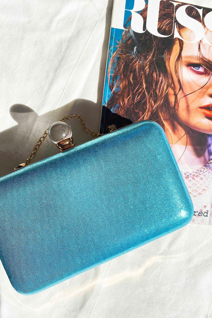 High Standard Clutch Bag - Aqua