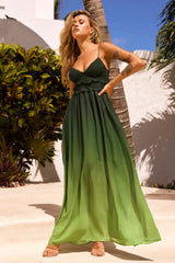 Moonscapes Maxi Dress - Green Multi