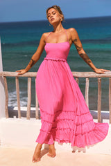 Sun Setter Maxi Dress - Pink