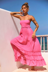 Sun Setter Maxi Dress - Pink