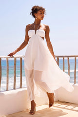 Martini Maxi Dress - White