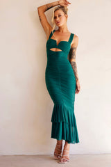 Eternal Muse Maxi Dress - Forest Green