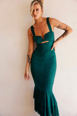 Eternal Muse Maxi Dress - Forest Green