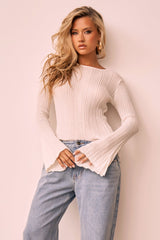 Have Me All Knit Top - White