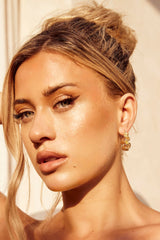 Arzel Hoop Earrings - Gold