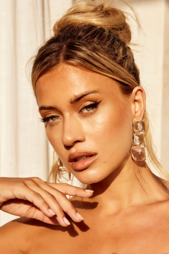 Find Your Paradise Earrings - Clear