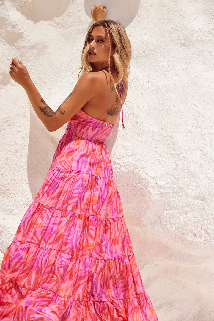 Dreamy Sun Maxi Dress - Pink Multi