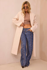 Opal Swing Coat - Cream