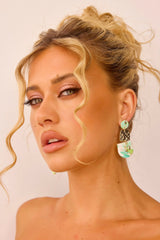 Bayside Earrings - Green