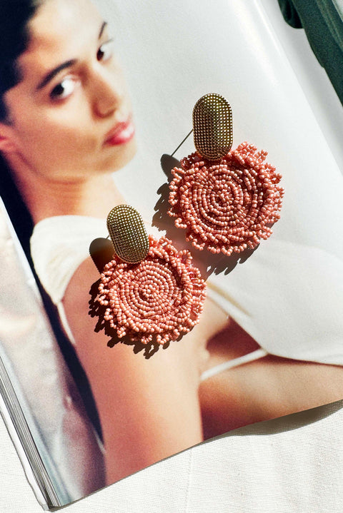 Sand Bound Earrings - Pink