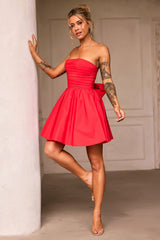 Sugar Crush Mini Dress - Red